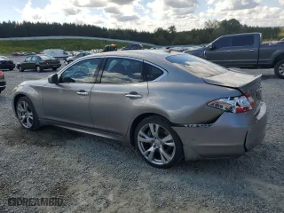 2011 Infiniti M37 with VIN JN1BY1AP9BM322203, listed as a Copart auction lot 73536594 with 253,376 mi miles and Salvage Title. Bid and sale history available at carsss.com. Image 2.