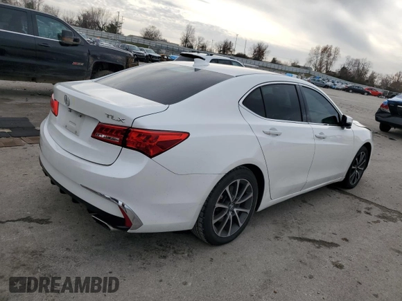2020 Acura TLX with VIN 19UUB2F3XLA002508, listed as a Copart auction lot 83559954 with 101,422 mi miles and Salvage Title. Bid and sale history available at carsss.com. Image 3.