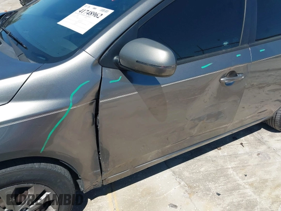 2013 Kia Forte EX with VIN KNAFU4A27D5663948, listed as a IAAI auction lot 41748962 with 110,499 mi miles. Bid and sale history available at carsss.com. Image 6.