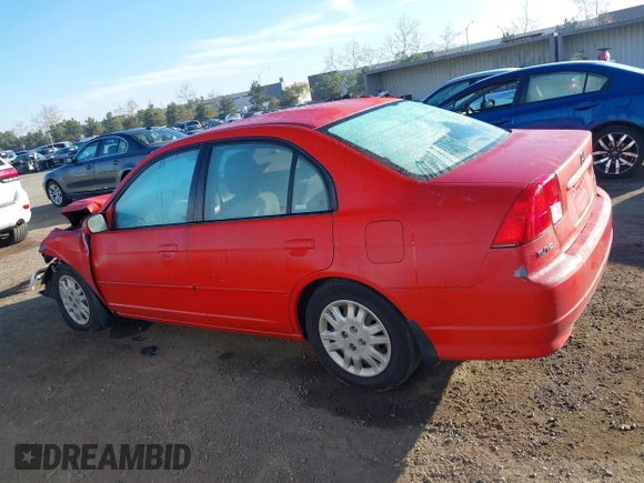 2004 Honda Civic LX with VIN 2HGES16584H548825, listed as a IAAI auction lot 41477784 with 152,581 mi miles. Bid and sale history available at carsss.com. Image 14.