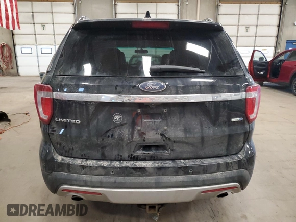 2016 Ford Explorer Limited with VIN 1FM5K8F81GGA11517, listed as a Copart auction lot 50257305 with 93,255 mi miles and Salvage Title. Bid and sale history available at carsss.com. Image 6.