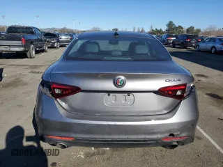 2021 Alfa Romeo Giulia Ti Sport with VIN ZARFAMBN9M7648222, listed as a Copart auction lot 42215985 with 50,861 mi miles and Salvage title. Bid and sale history available at DreamBid. Image 6.