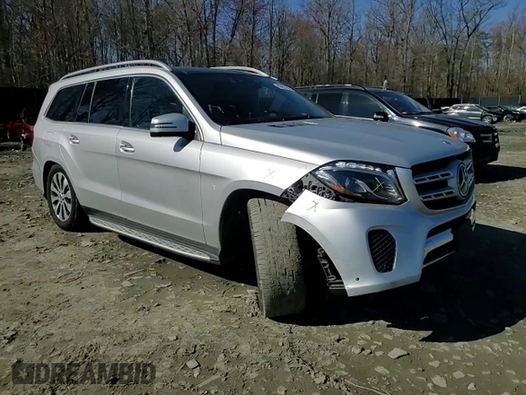 2019 Mercedes-Benz GLS 450 with VIN 4JGDF6EE8KB233053, listed as a Copart auction lot 49957755 with 68,676 mi miles and Salvage title. Bid and sale history available at DreamBid. Image 12.