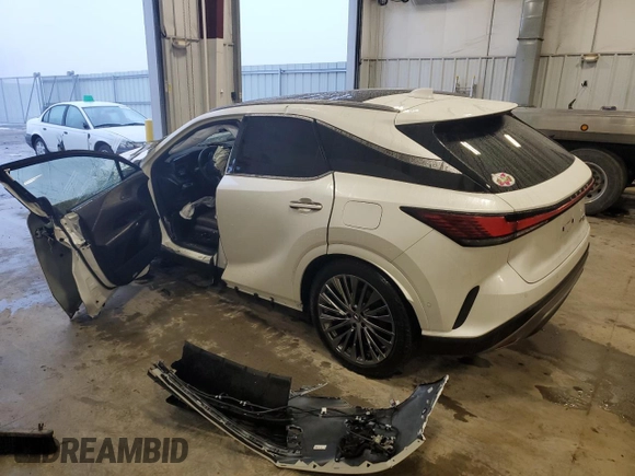 2024 Lexus RX with VIN JTJCJMGA9R2015210, listed as a Copart auction lot 86268164 with Not Provided miles and Salvage Title. Bid and sale history available at carsss.com. Image 2.