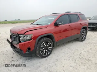 2021 GMC Acadia SLE with VIN 1GKKNKLS1MZ152507, listed as a Copart auction lot 56936365 with 77,526 mi miles and Salvage title. Bid and sale history available at DreamBid. Image 1.
