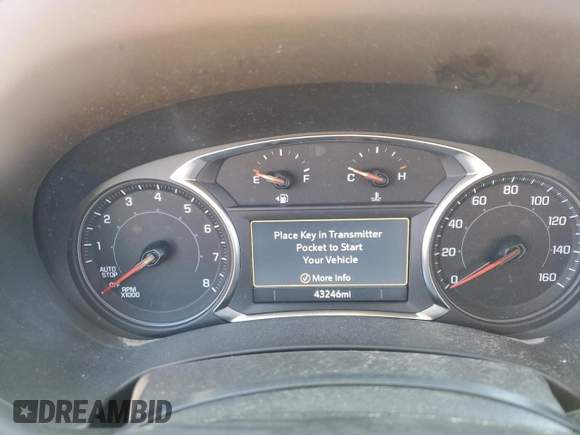 2023 GMC Terrain AT4 with VIN 3GKALYEG7PL246044, listed as a Copart auction lot 53445975 with 43,246 mi miles and Non repairable. Bid and sale history available at DreamBid. Image 9.
