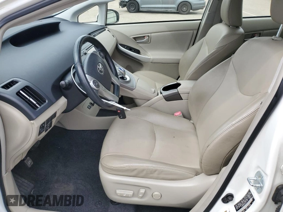 2013 Toyota Prius One with VIN JTDKN3DU9D1691196, listed as a Copart auction lot 52464655 with 195,396 mi miles and Salvage Title. Bid and sale history available at DreamBid. Image 7.