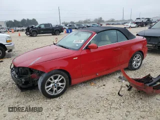 2009 BMW 1 Series 128i with VIN WBAUL73509VJ75919, listed as a Copart auction lot 83335344 with 185,219 mi miles and Salvage Title. Bid and sale history available at DreamBid. Image 1.