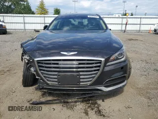 2018 Genesis G80 3.8L with VIN KMHGN4JE0JU254041, listed as a Copart auction lot 69163034 with 32,484 mi miles and Salvage Title. Bid and sale history available at carsss.com. Image 5.