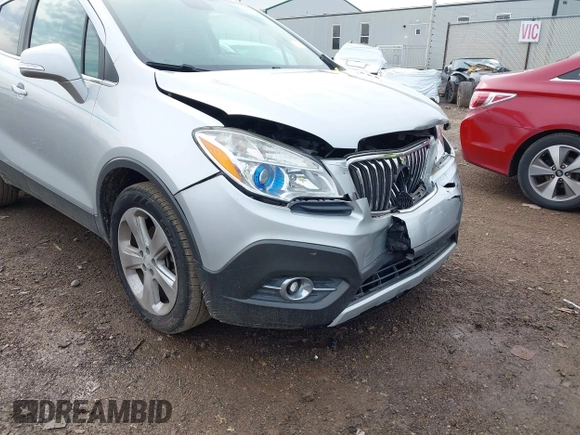 2016 Buick Encore Leather with VIN KL4CJCSB8GB716681, listed as a IAAI auction lot 42151311 with 55,772 mi miles and . Bid and sale history available at DreamBid. Image 6.