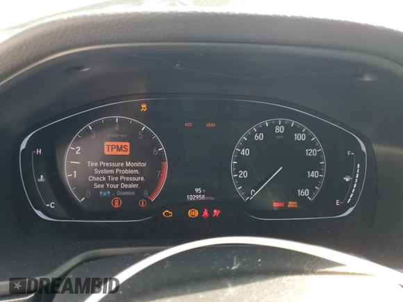 2019 Honda Accord Sport with VIN 1HGCV1F35KA010091, listed as a Copart auction lot 54099245 with 102,958 mi miles and Salvage Title. Bid and sale history available at DreamBid. Image 9.