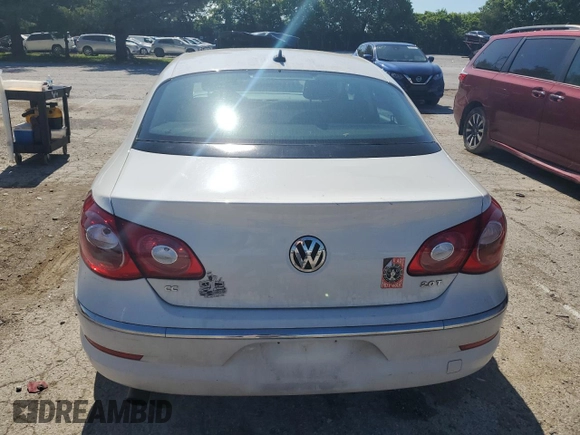 2011 Volkswagen CC Sport with VIN WVWMN7AN3BE732716, listed as a Copart auction lot 56880934 with 169,550 mi miles and Clean Title. Bid and sale history available at DreamBid. Image 6.