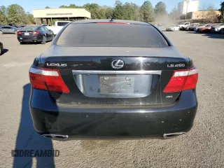 2009 Lexus LS 460 with VIN JTHCL46F095004555, listed as a Copart auction lot 46219955 with 180,794 mi miles and Salvage title. Bid and sale history available at DreamBid. Image 6.