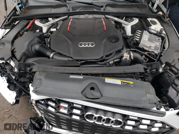 2021 Audi S4 Premium Plus with VIN WAUB4AF40MA024633, listed as a Copart auction lot 40762744 with 21,333 mi miles and Salvage Title. Bid and sale history available at carsss.com. Image 11.