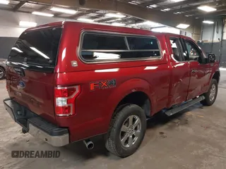 2018 Ford F-150 XL with VIN 1FTFX1E59JFB78505, listed as a IAAI auction lot 41769027 with 63,360 mi miles and . Bid and sale history available at DreamBid. Image 4.