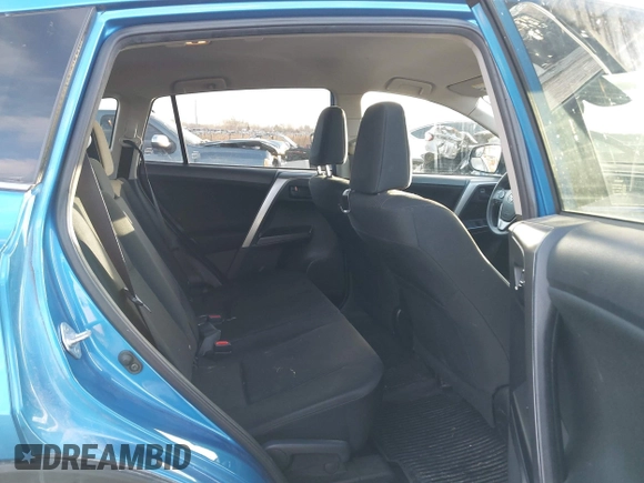 2018 Toyota RAV4 LE with VIN JTMBFREV4JJ717092, listed as a IAAI auction lot 41492235 with 127,643 mi miles. Bid and sale history available at carsss.com. Image 8.
