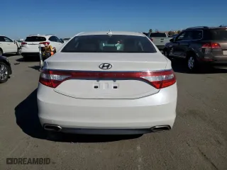 2015 Hyundai Azera with VIN KMHFG4JG9FA483222, listed as a Copart auction lot 76129724 with 49,856 mi miles and Salvage Title. Bid and sale history available at carsss.com. Image 6.