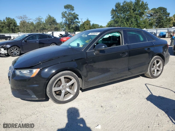 2015 Audi A3 1.8T Premium with VIN WAUACGFF3F1001840, listed as a Copart auction lot 75008654 with 125,596 mi miles and Salvage Title. Bid and sale history available at carsss.com. Image 1.