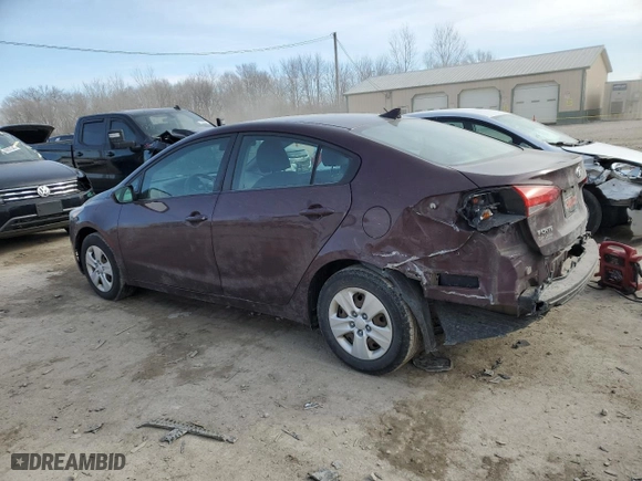 2017 Kia Forte S with VIN 3KPFL4A71HE043916, listed as a Copart auction lot 45874035 with NaN miles and Salvage Title. Bid and sale history available at carsss.com. Image 2.