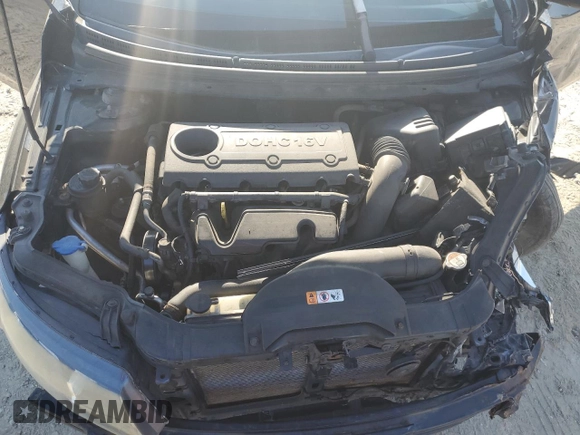 2013 Kia Forte EX with VIN KNAFU4A2XD5717940, listed as a Copart auction lot 52701814 with 185,577 mi miles and Salvage Title. Bid and sale history available at carsss.com. Image 12.