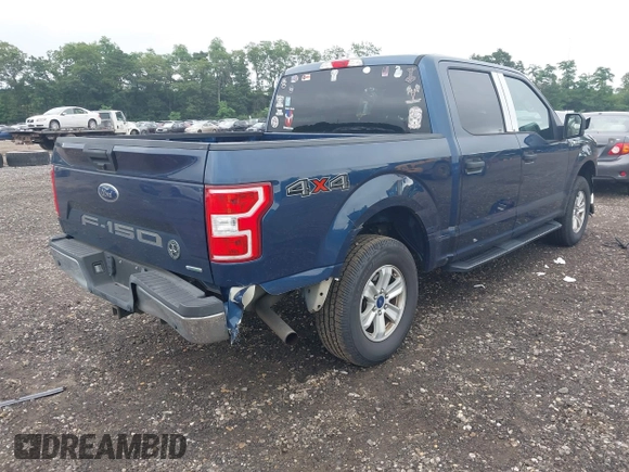 2018 Ford F-150 XL with VIN 1FTEW1EP6JKF00220, listed as a IAAI auction lot 42669759 with 93,996 mi miles and . Bid and sale history available at DreamBid. Image 4.