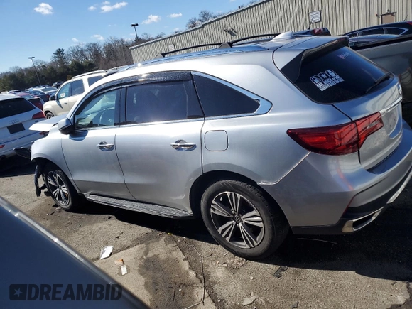 2018 Acura MDX with VIN 5J8YD4H34JL004454, listed as a Copart auction lot 43599075 with 98,974 mi miles and Salvage Title. Bid and sale history available at DreamBid. Image 2.