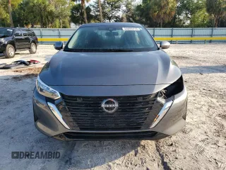 2025 Nissan Sentra S with VIN 3N1AB8BV0SY231370, listed as a Copart auction lot 55806415 with 3,110 mi miles and Salvage Title. Bid and sale history available at DreamBid. Image 5.