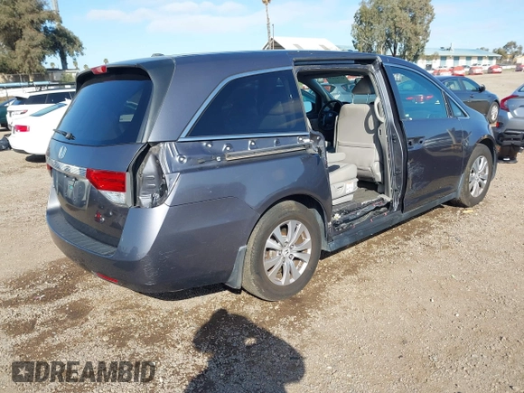 2017 Honda Odyssey EX-L with VIN 5FNRL5H6XHB022539, listed as a IAAI auction lot 41702635 with 51,881 mi miles and . Bid and sale history available at DreamBid. Image 4.