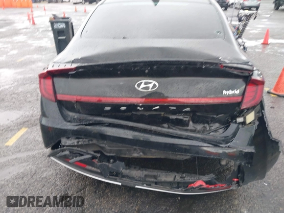 2021 Hyundai Sonata Hybrid SEL with VIN KMHL34JJ2MA026470, listed as a IAAI auction lot 41786171 with 40,157 mi miles. Bid and sale history available at carsss.com. Image 16.