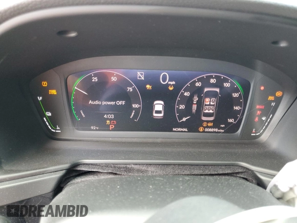 2024 Honda Accord Touring with VIN 1HGCY2F88RA036672, listed as a Copart auction lot 58369875 with 8,898 mi miles and Salvage title. Bid and sale history available at DreamBid. Image 9.