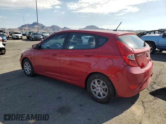 2014 Hyundai Accent GS with VIN KMHCT5AE8EU189813, listed as a Copart auction lot 60126745 with 120,663 mi miles and Salvage title. Bid and sale history available at DreamBid. Image 2.