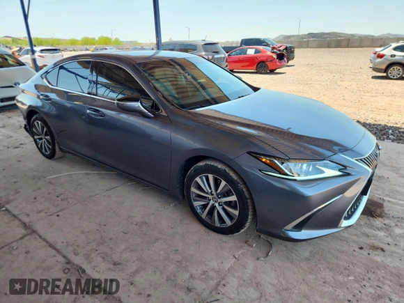 2021 Lexus ES 350 with VIN 58ACZ1B17MU087705, listed as a Copart auction lot 59270375 with 40,846 mi miles and Salvage title. Bid and sale history available at DreamBid. Image 4.