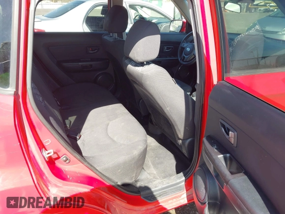 2010 Kia Soul + with VIN KNDJT2A28A7104493, listed as a IAAI auction lot 42023796 with 124,582 mi miles. Bid and sale history available at carsss.com. Image 8.