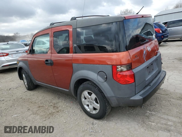 2004 Honda Element EX with VIN 5J6YH27674L004143, listed as a Copart auction lot 84601034 with 183,632 mi miles and Salvage Title. Bid and sale history available at DreamBid. Image 2.