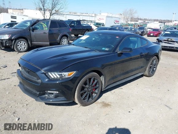 2016 Ford Mustang GT with VIN 1FA6P8CF9G5270819, listed as a IAAI auction lot 41708804 with 35,866 mi miles. Bid and sale history available at carsss.com. Image 2.