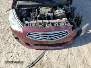 2018 Mitsubishi Mirage ES z VIN ML32F3FJ1JHF09662, wystawiony jako Copart lot #58352485 z przebiegiem 83 880 mil mil oraz Szkoda całkowita • Salvage title. Historia ofert i sprzedaży dostępna na DreamBid. Obrazek 11.