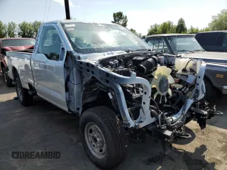 2024 Ford F-250 XL with VIN 1FTBF2BA1RED63447, listed as a Copart auction lot 57393255 with 12,343 mi miles and Salvage title. Bid and sale history available at DreamBid. Image 4.