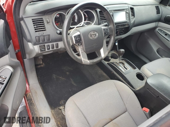 2015 Toyota Tacoma PreRunner with VIN 5TFTX4GNXFX045089, listed as a Copart auction lot 61081205 with 59,153 mi miles and Salvage title. Bid and sale history available at DreamBid. Image 8.