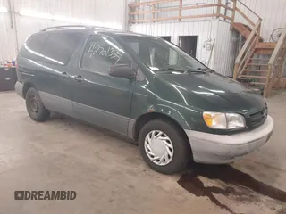 2000 Toyota Sienna LE with VIN 4T3ZF13C0YU249715, listed as a IAAI auction lot 42701339 with 262,521 mi miles and . Bid and sale history available at DreamBid. Image 1.
