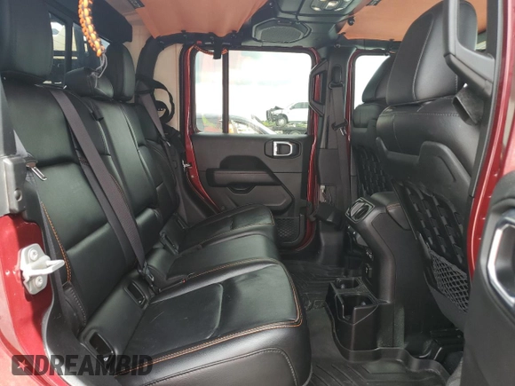 2021 Jeep Gladiator Mojave with VIN 1C6JJTEG9ML552066, listed as a Copart auction lot 63480955 with 55,677 mi miles and Salvage title. Bid and sale history available at DreamBid. Image 10.