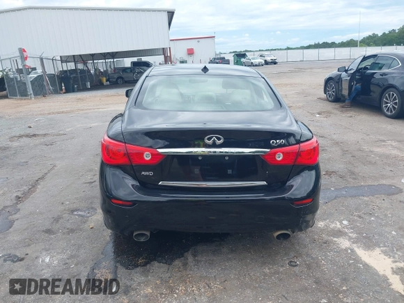 2014 Infiniti Q50 Sport with VIN JN1BV7AR9EM684260, listed as a IAAI auction lot 42332719 with 194,447 mi miles and . Bid and sale history available at DreamBid. Image 16.