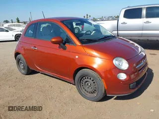 2015 FIAT 500 Pop with VIN 3C3CFFAR3FT598614, listed as a IAAI auction lot 42738196 with 112,299 mi miles and . Bid and sale history available at DreamBid. Image 1.