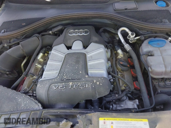 2013 Audi A6 3.0T Premium Plus with VIN WAUGGAFC5DN008487, listed as a IAAI auction lot 42043992 with 168,849 mi miles. Bid and sale history available at carsss.com. Image 10.