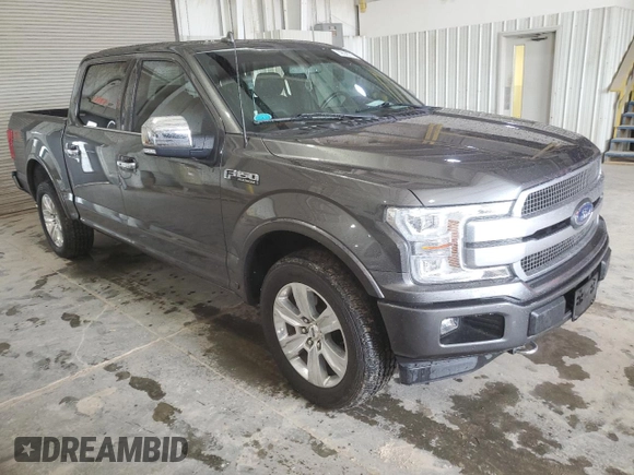 2019 Ford F-150 XL with VIN 1FTEW1E4XKFA80042, listed as a Copart auction lot 59548775 with 119,647 mi miles and Salvage title. Bid and sale history available at DreamBid. Image 4.