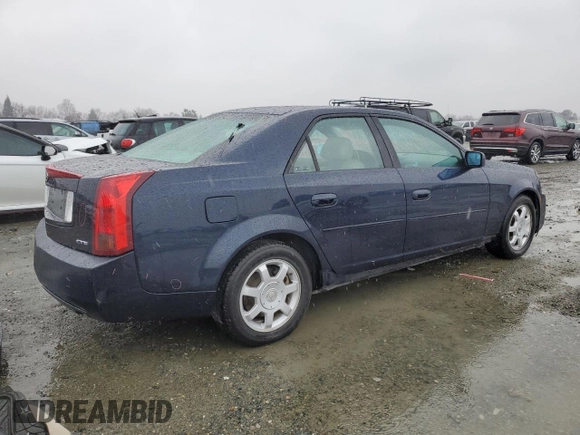 2003 Cadillac CTS with VIN 1G6DM57N330120435, listed as a Copart auction lot 43717145 with 63,895 mi miles and Salvage Title. Bid and sale history available at carsss.com. Image 3.