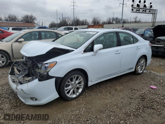 2010 Lexus HS 250h with VIN JTHBB1BA0A2026729, listed as a Copart auction lot 85671574 with 164,136 mi miles and Salvage Title. Bid and sale history available at DreamBid. Image 1.