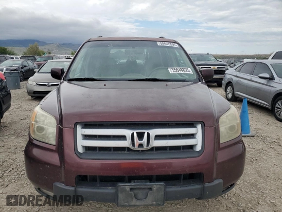 2007 Honda Pilot EX-L z VIN 2HKYF18517H507333, wystawiony jako Copart lot #55646695 z przebiegiem 298 414 mil mil oraz Szkoda całkowita • Salvage title. Historia ofert i sprzedaży dostępna na DreamBid. Obrazek 5.