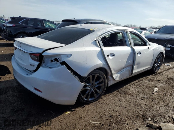 2016 Mazda Mazda6 i Grand Touring with VIN JM1GJ1W57G1422162, listed as a Copart auction lot 51305765 with 75,441 mi miles and Salvage Title. Bid and sale history available at carsss.com. Image 3.