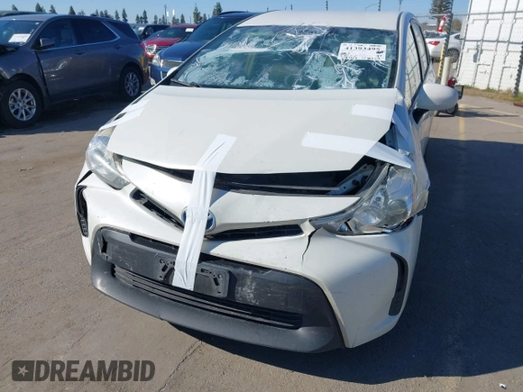 2017 Toyota Prius v Two with VIN JTDZN3EU4HJ067583, listed as a IAAI auction lot 41393495 with 316,410 mi miles. Bid and sale history available at carsss.com. Image 6.