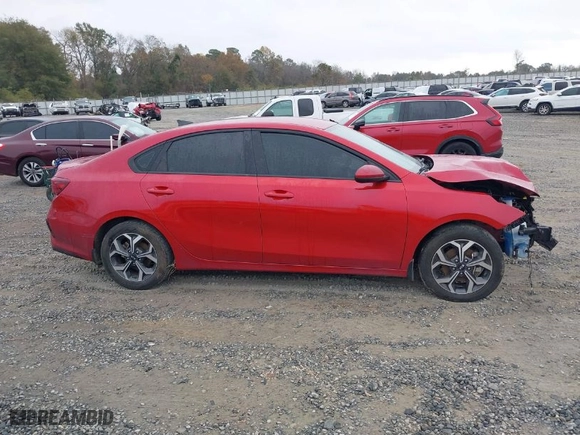 2020 Kia Forte LXS with VIN 3KPF24AD7LE187486, listed as a IAAI auction lot 41024830 with NaN miles. Bid and sale history available at carsss.com. Image 13.